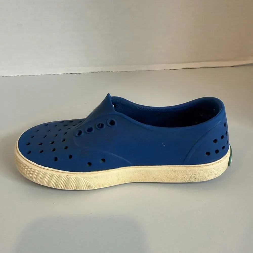 Native Kids Miller Slip On Shoes Blue Child Size C 11